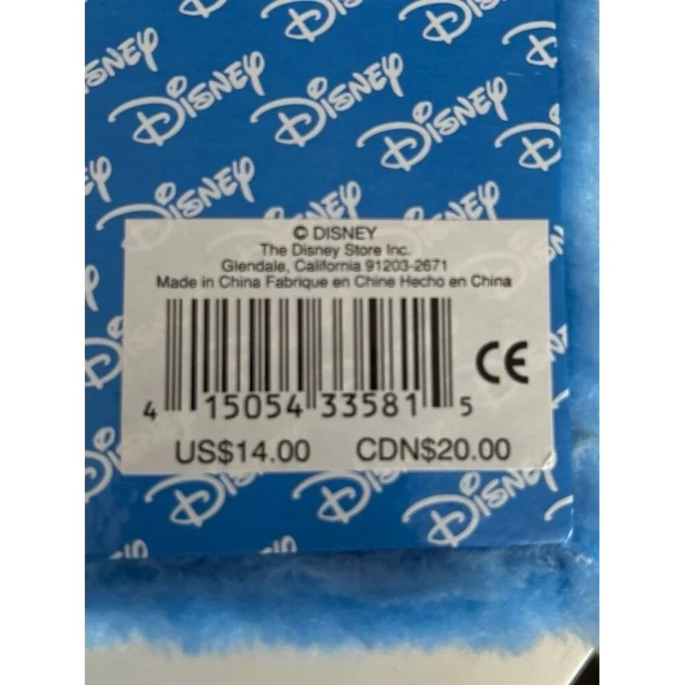 Disney Mickey Mouse Autograph Book with Blue Fuzzy cover